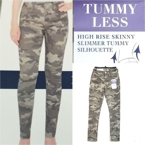 SEVEN7 High Rise Skinny Camo Jeans BNWT - Picture 2 of 9